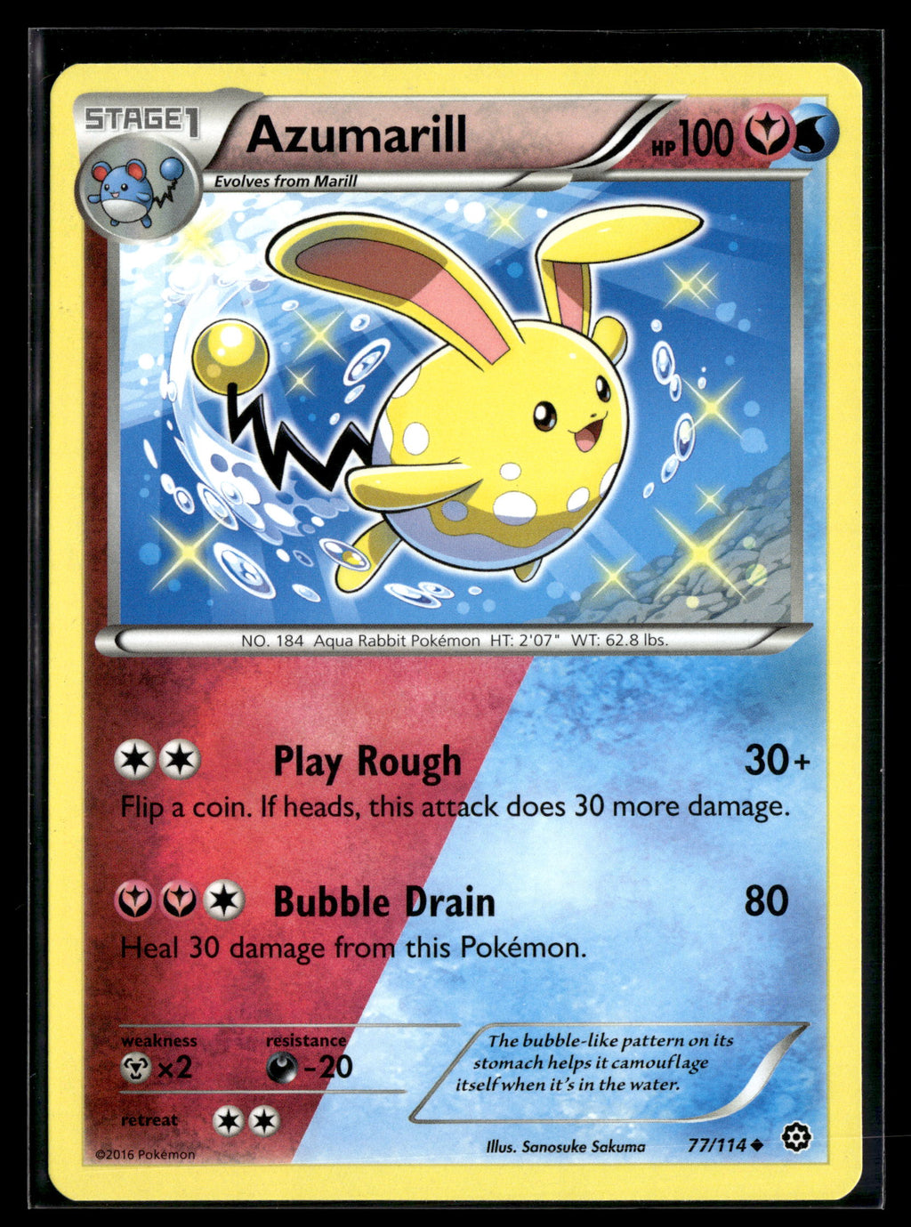 XY - Steam Siege #77/114 Azumarill