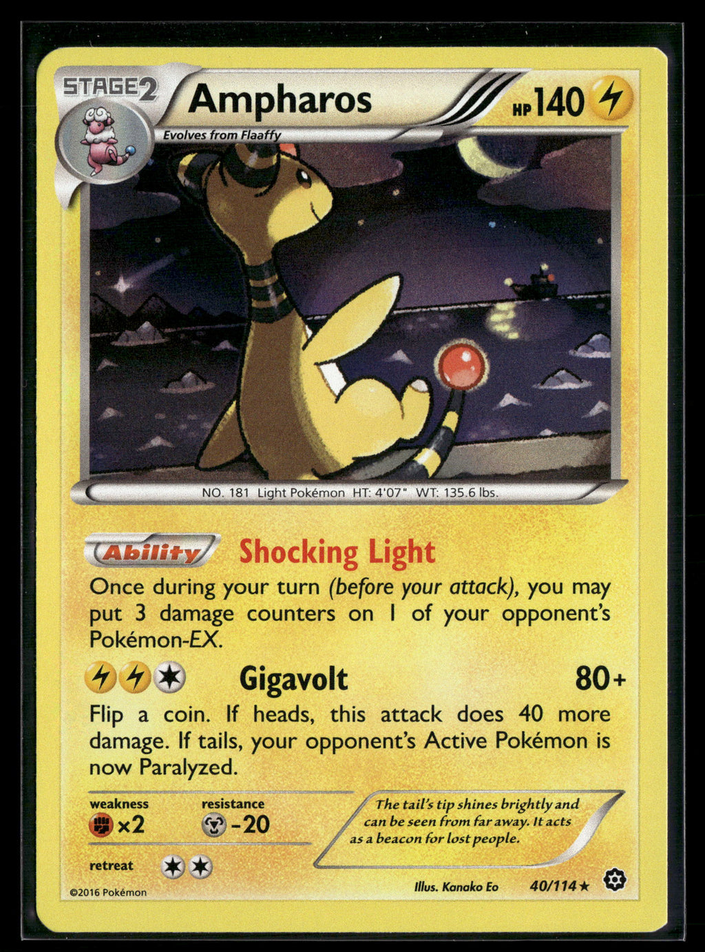 XY - Steam Siege #40/114 Ampharos