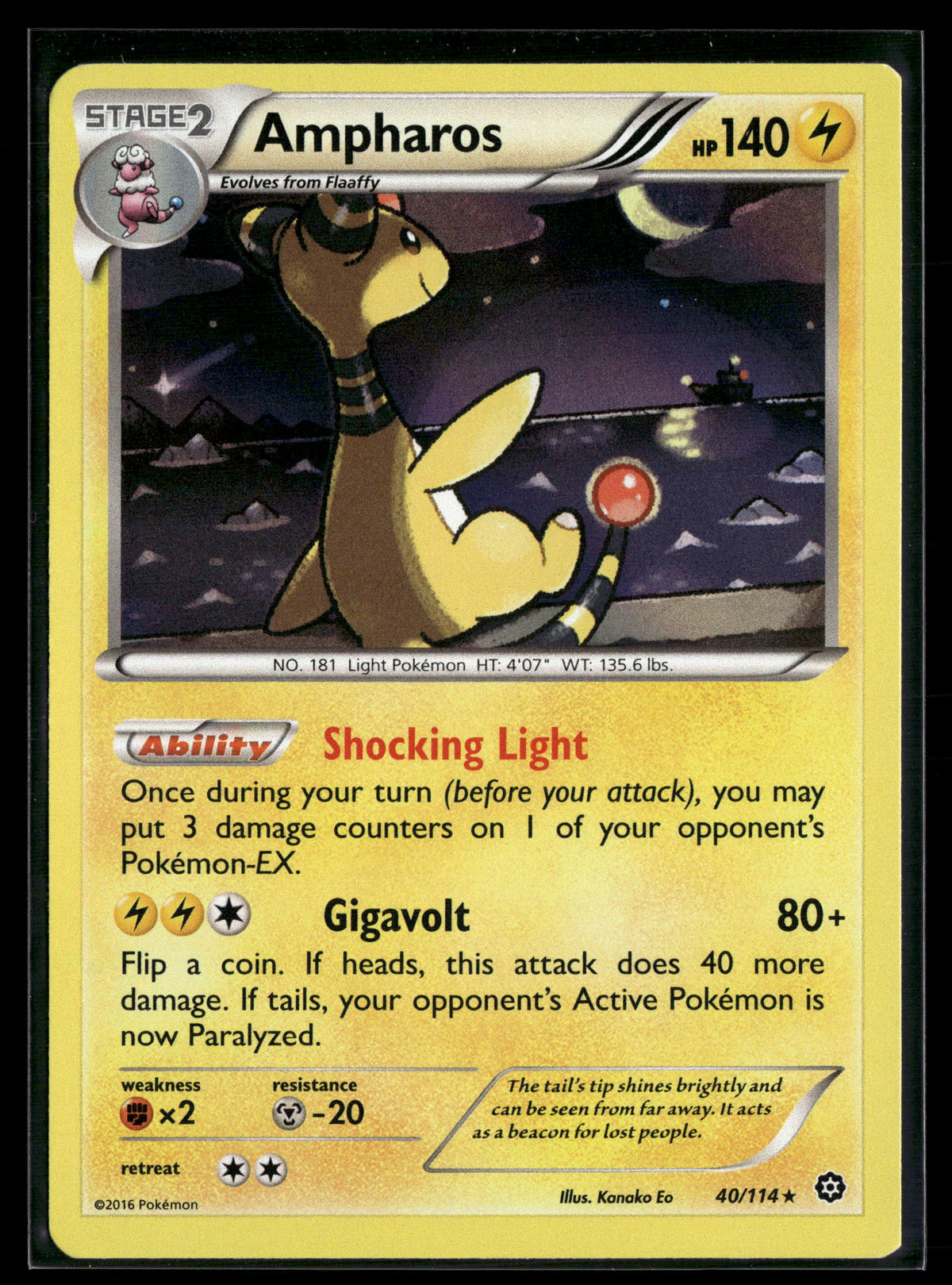 XY - Steam Siege #40/114 Ampharos