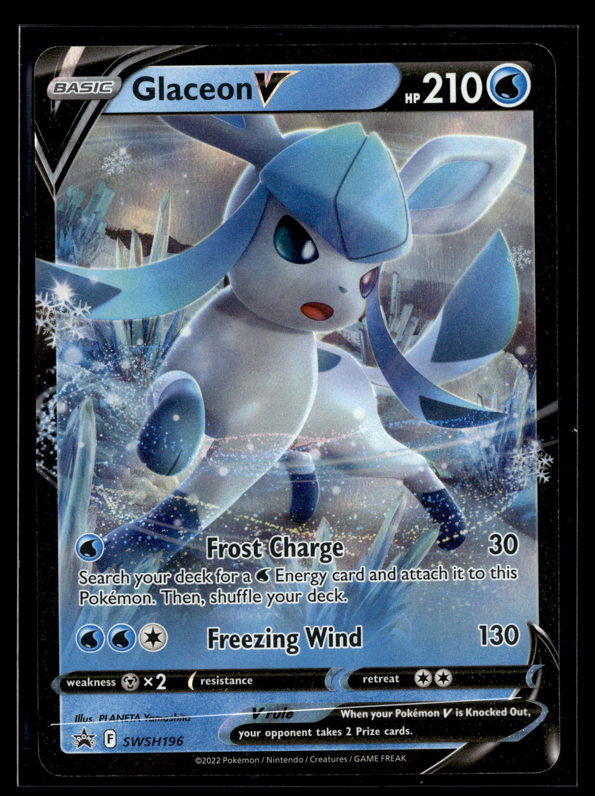 SWSH: Sword & Shield Promo Cards #SWSH196 Glaceon V
