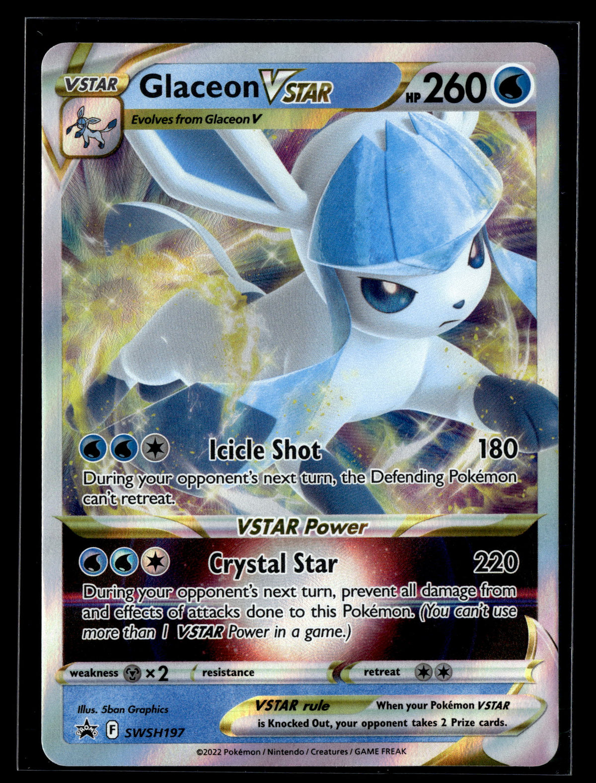 SWSH: Sword & Shield Promo Cards #SWSH197 Glaceon VSTAR