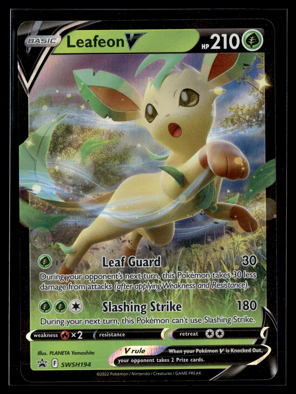 SWSH: Sword & Shield Promo Cards #SWSH194 Leafeon V