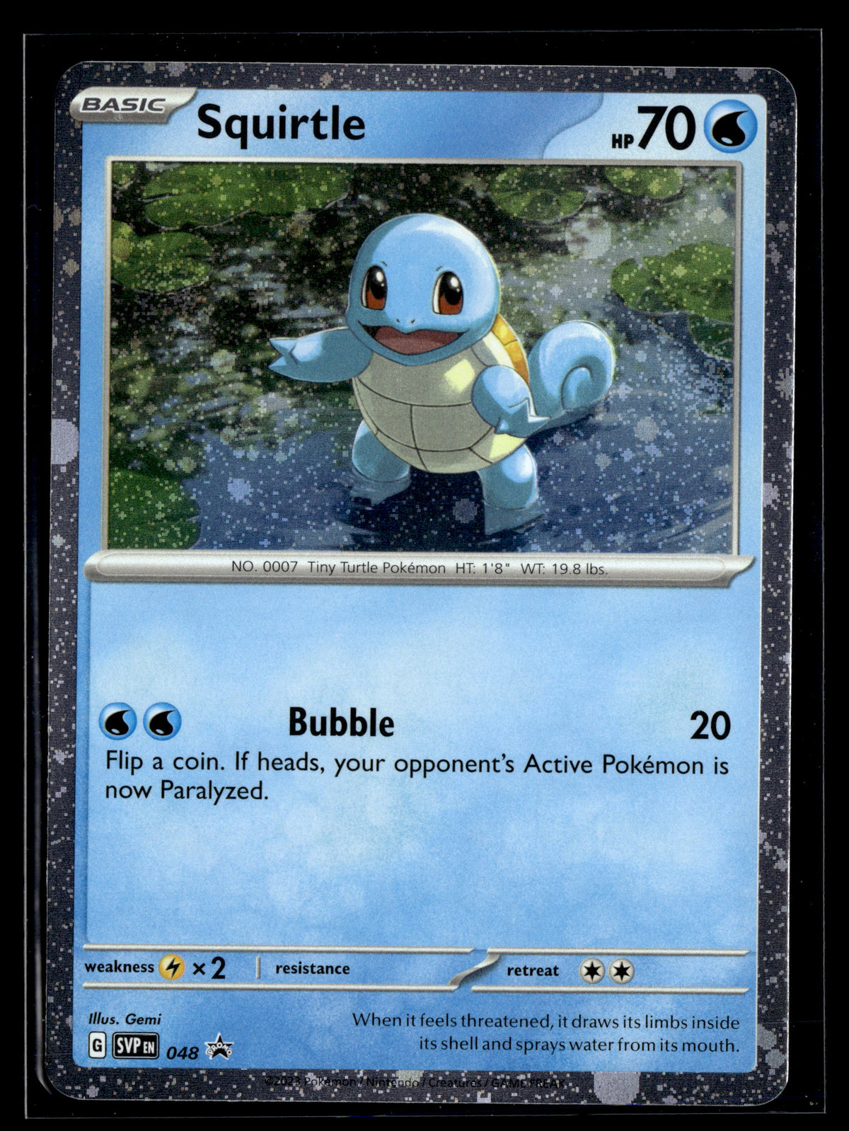 SV: Scarlet & Violet Promo Cards #048 Squirtle