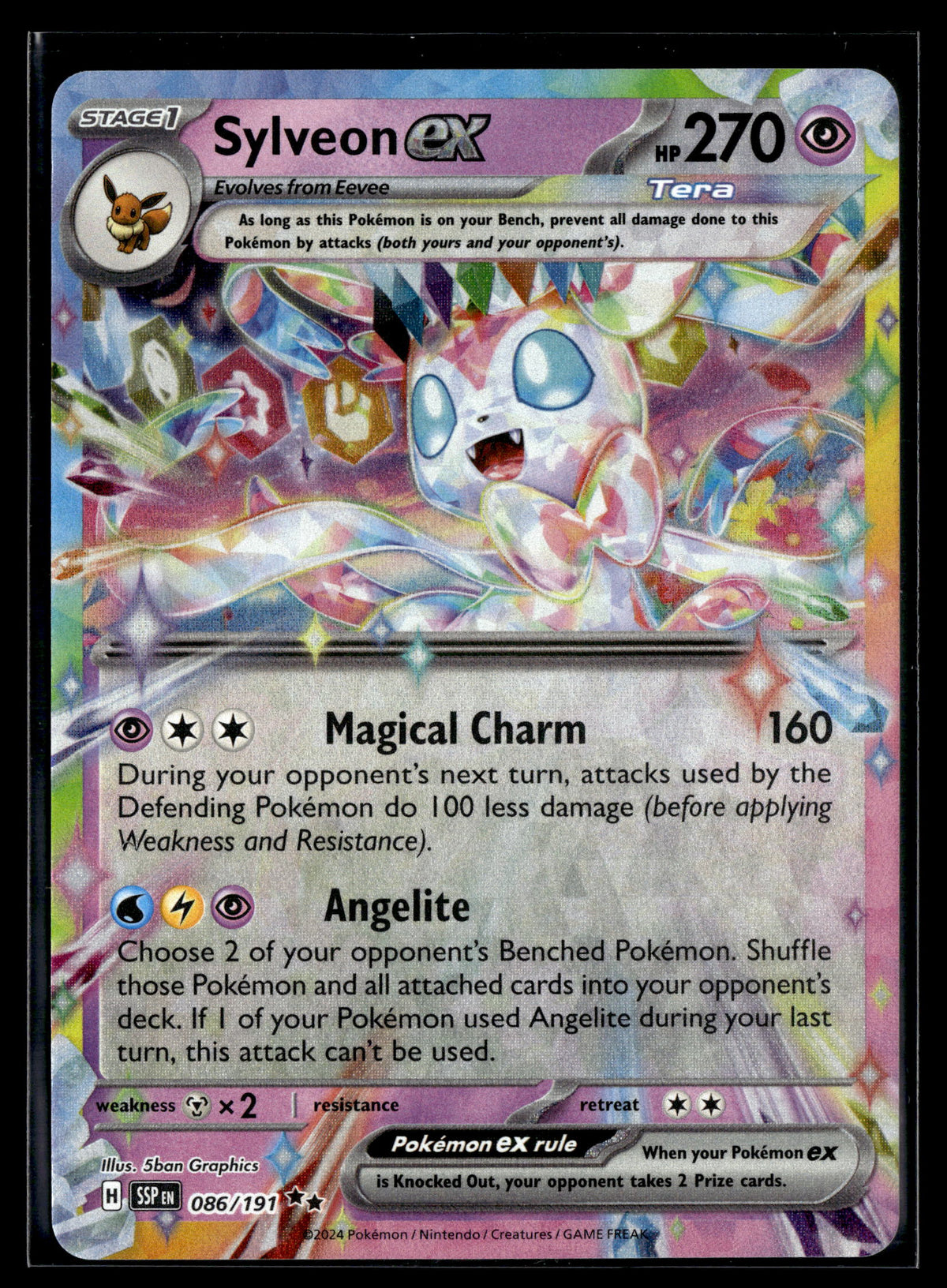 SV08: Surging Sparks #086/191 Sylveon ex