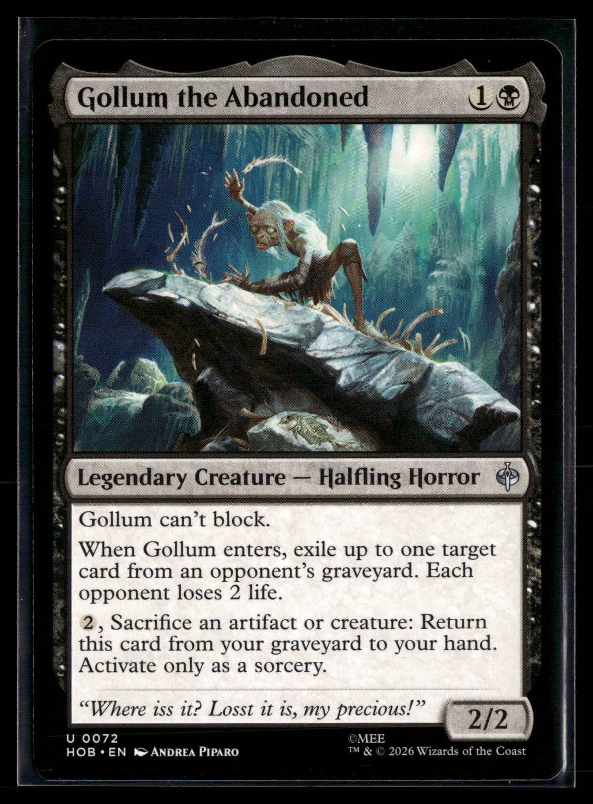 The Hobbit #72 Gollum the Abandoned