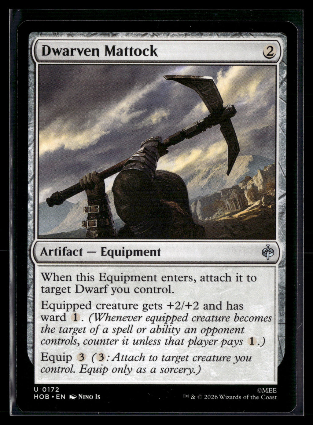 The Hobbit #172 Dwarven Mattock