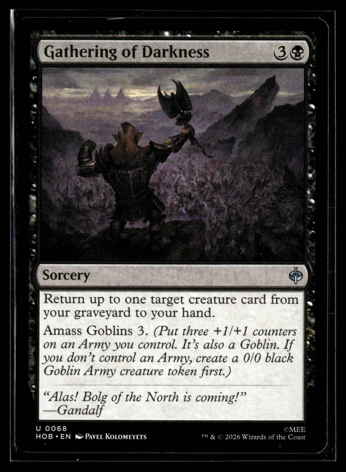 The Hobbit #68 Gathering of Darkness