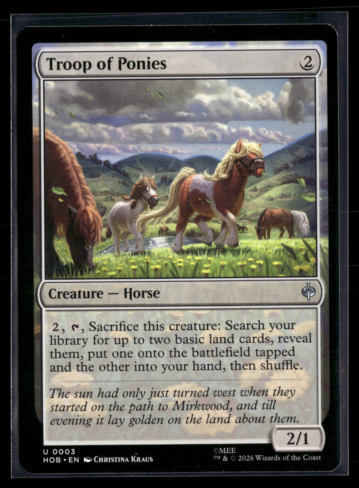 The Hobbit #3 Troop of Ponies