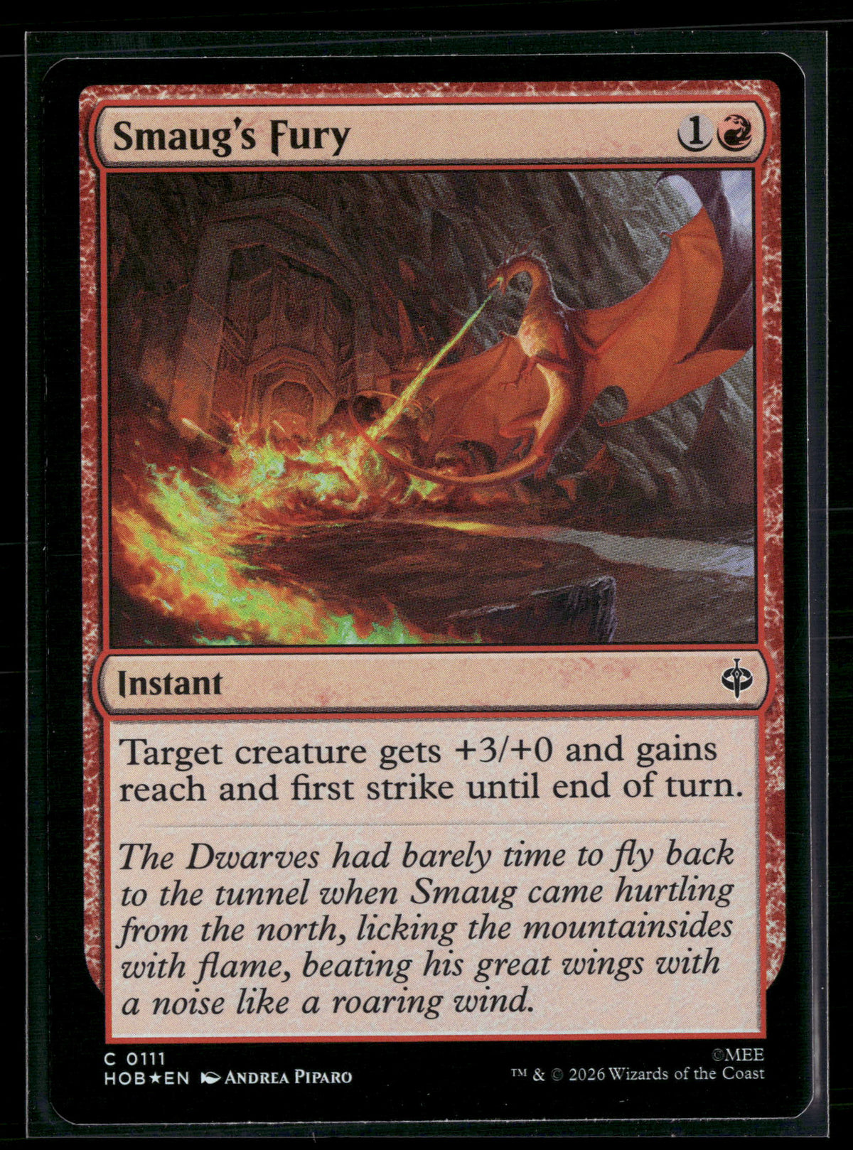 The Hobbit #111 Smaug's Fury
