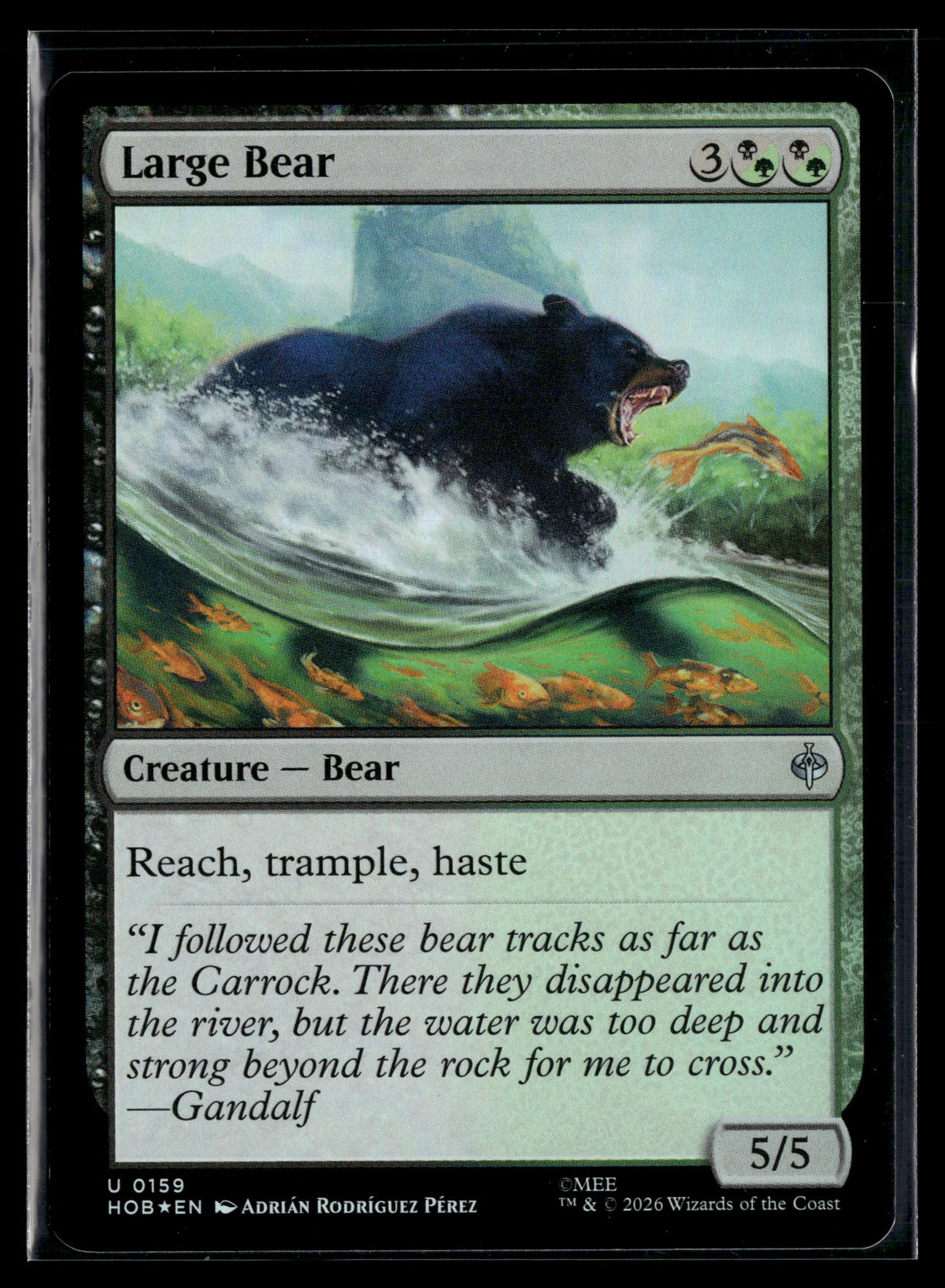 The Hobbit #159 Large Bear