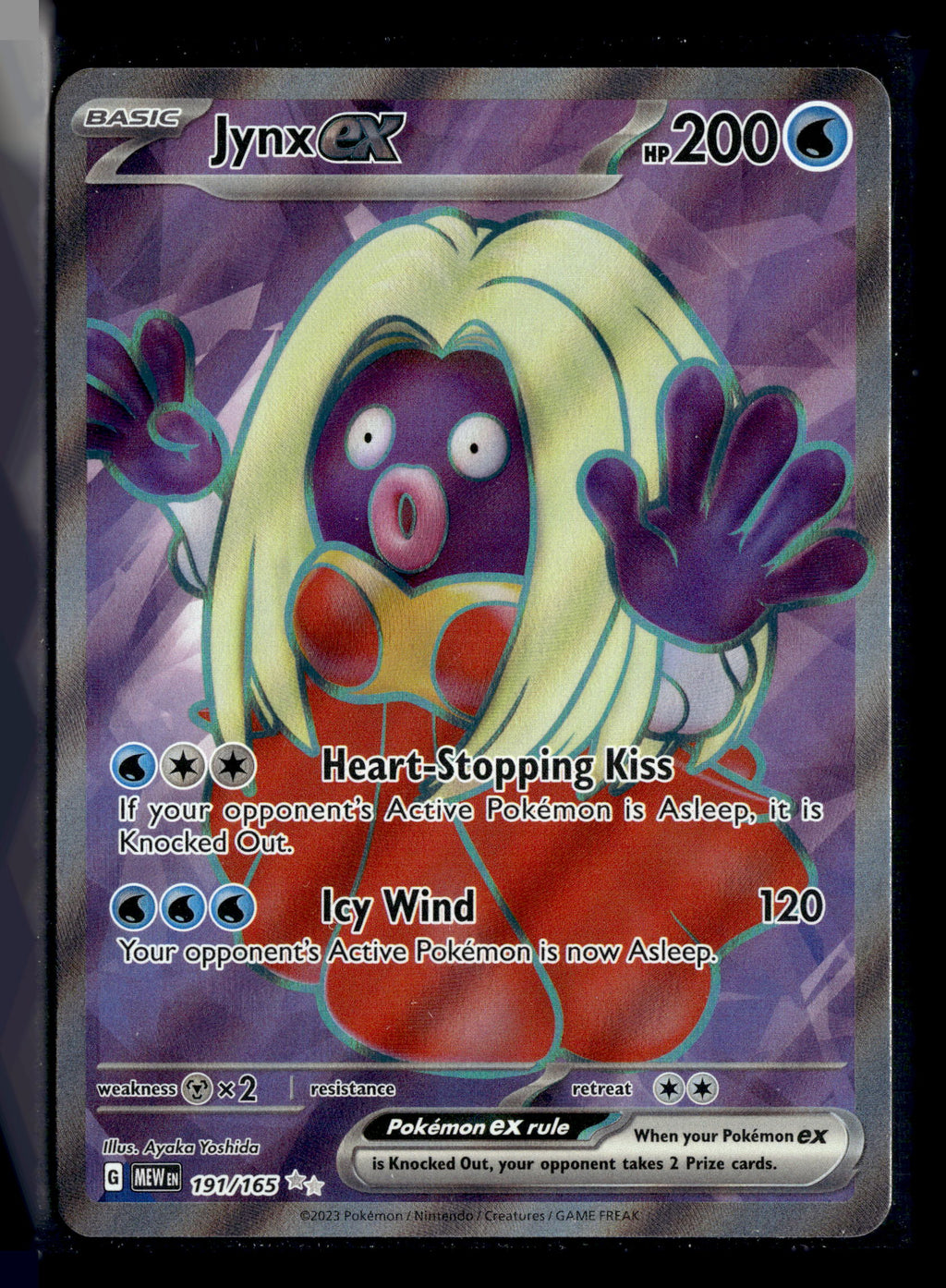 Pokemon tcg SV: Scarlet & Violet 151 #191/165 Jynx ex