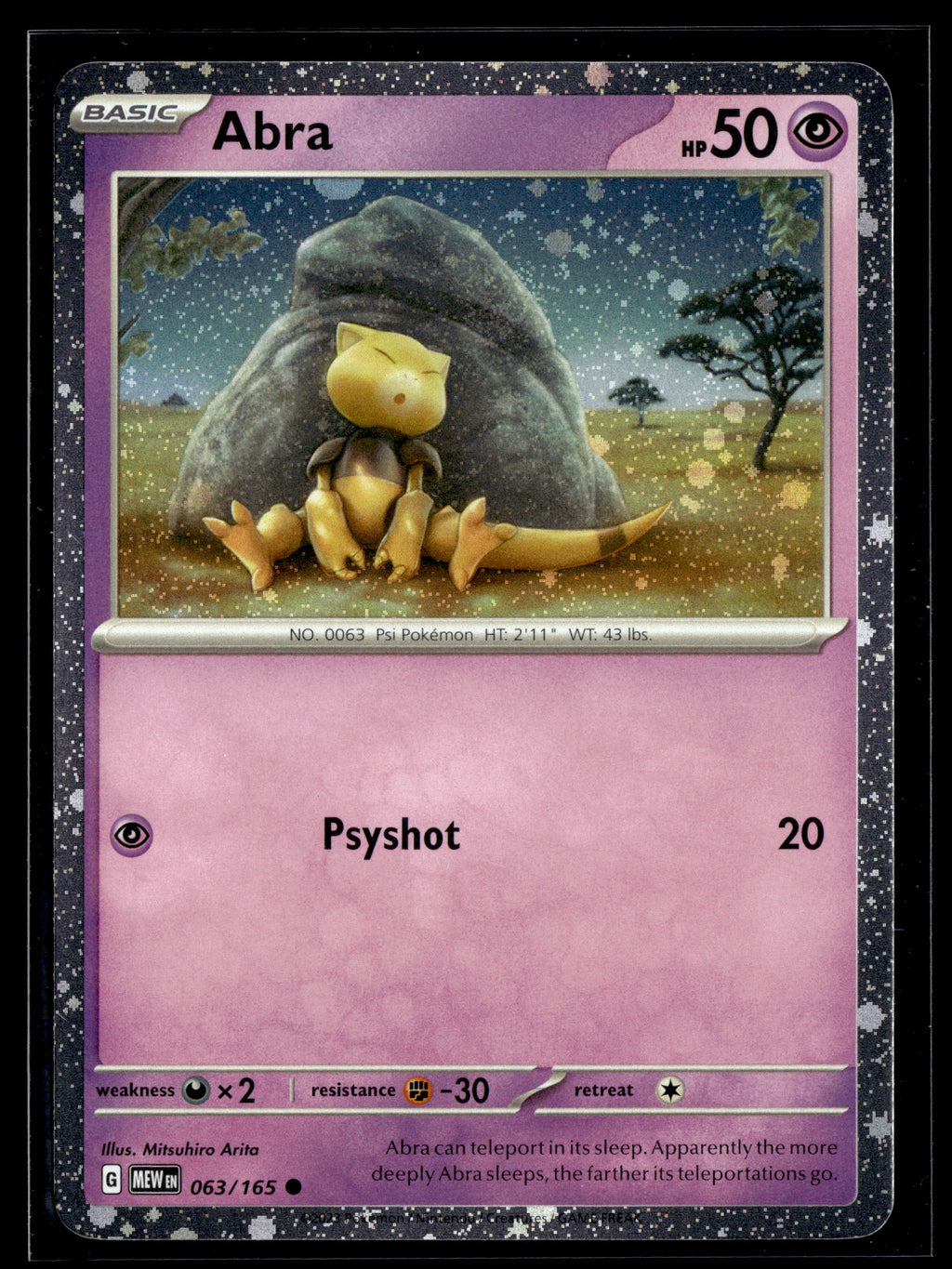 Pokemon tcg Miscellaneous Cards & Products #063/165 Abra