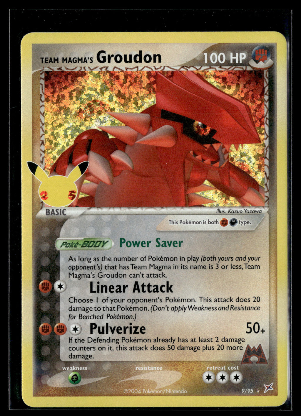 Pokemon tcg Celebrations: Classic Collection #9/95 Team Magma's Groudon