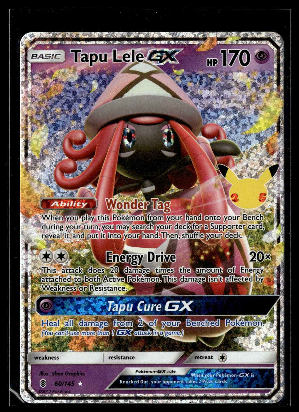 Pokemon tcg Celebrations: Classic Collection #60/145 Tapu Lele GX