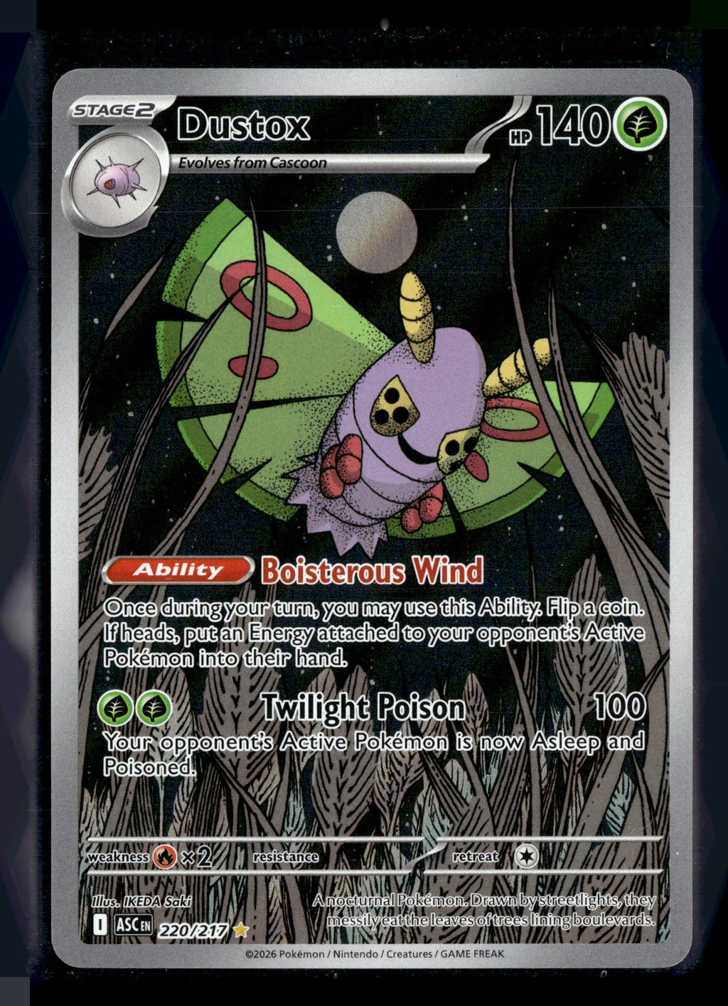 Pokemon tcg ME: Ascended Heroes #220/217 Dustox