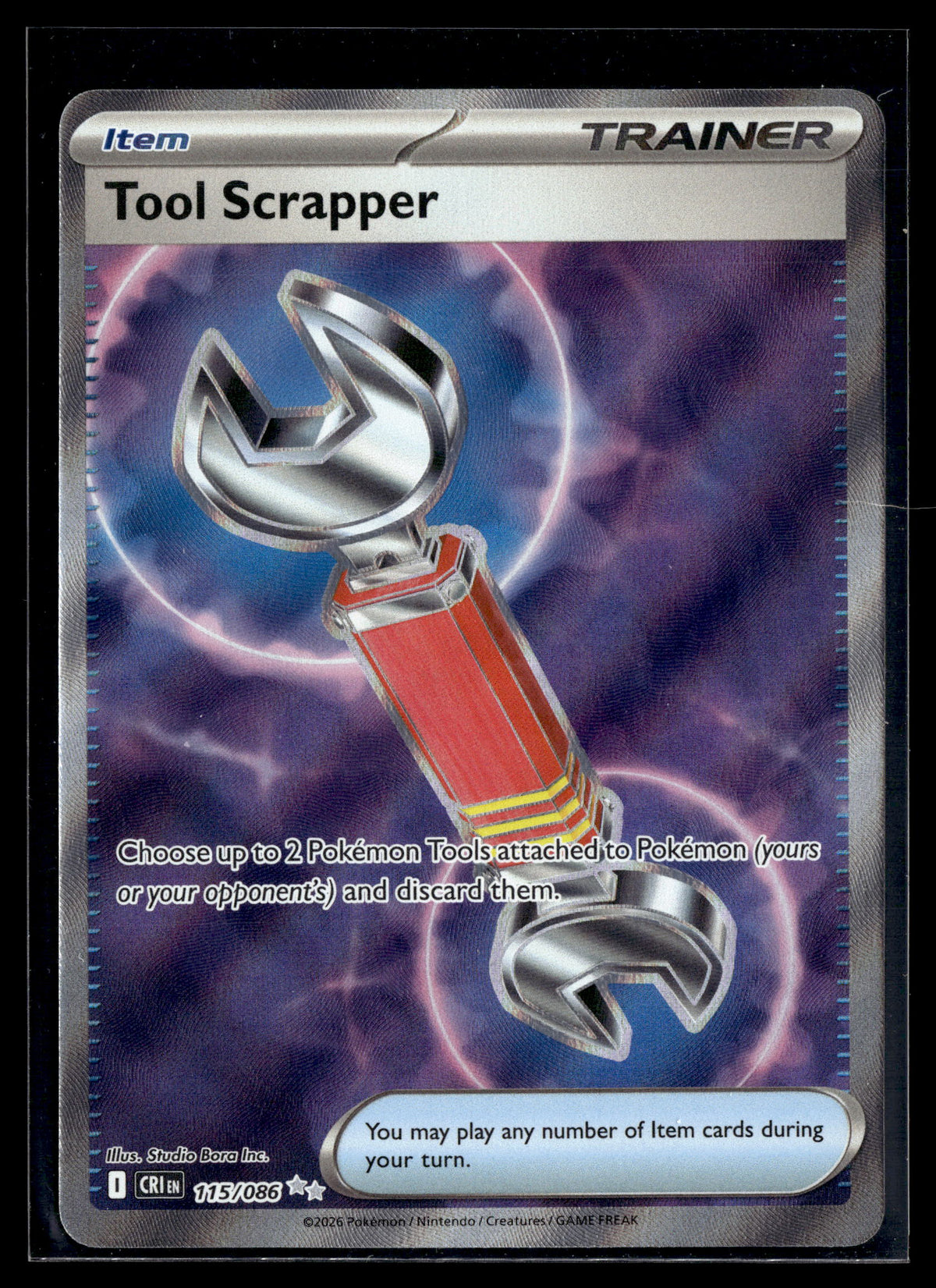 Pokemon tcg ME04: Chaos Rising #115/086 Tool Scrapper