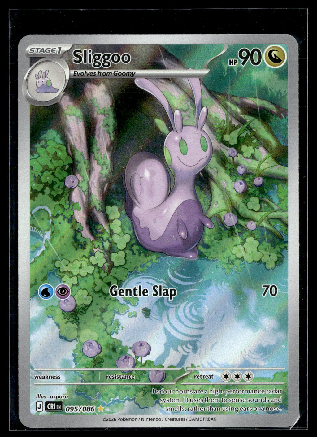 Pokemon tcg ME04: Chaos Rising #095/086 Sliggoo