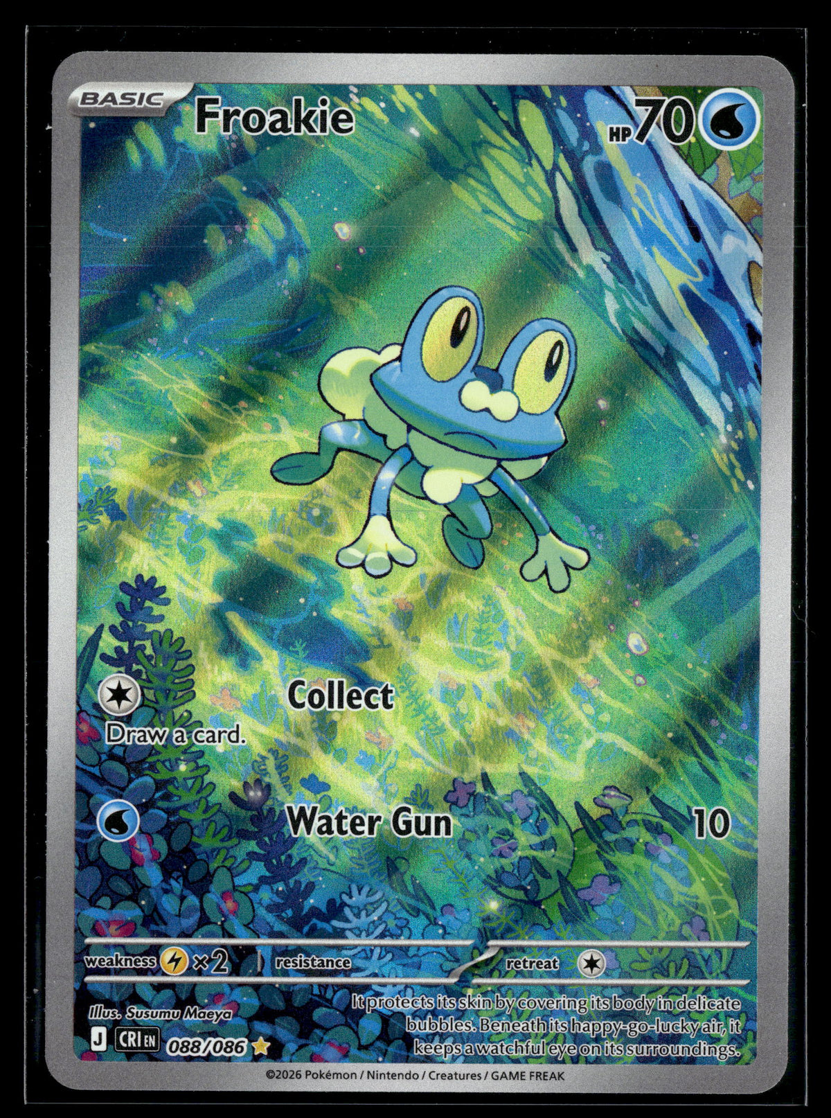 Pokemon tcg ME04: Chaos Rising #088/086 Froakie