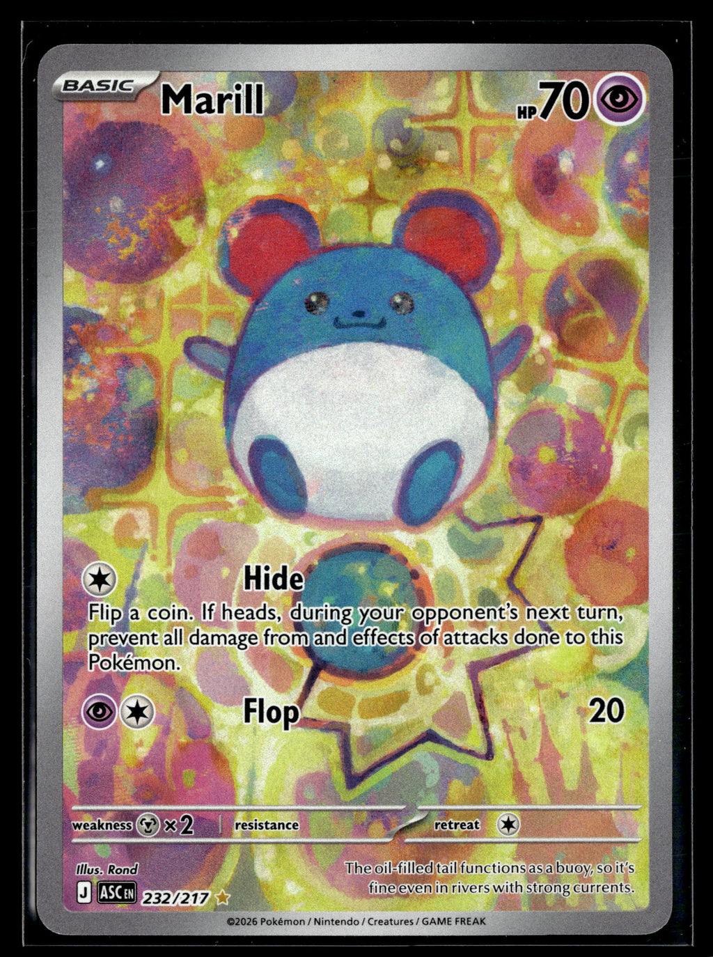 Pokemon tcg ME: Ascended Heroes #232/217 Marill