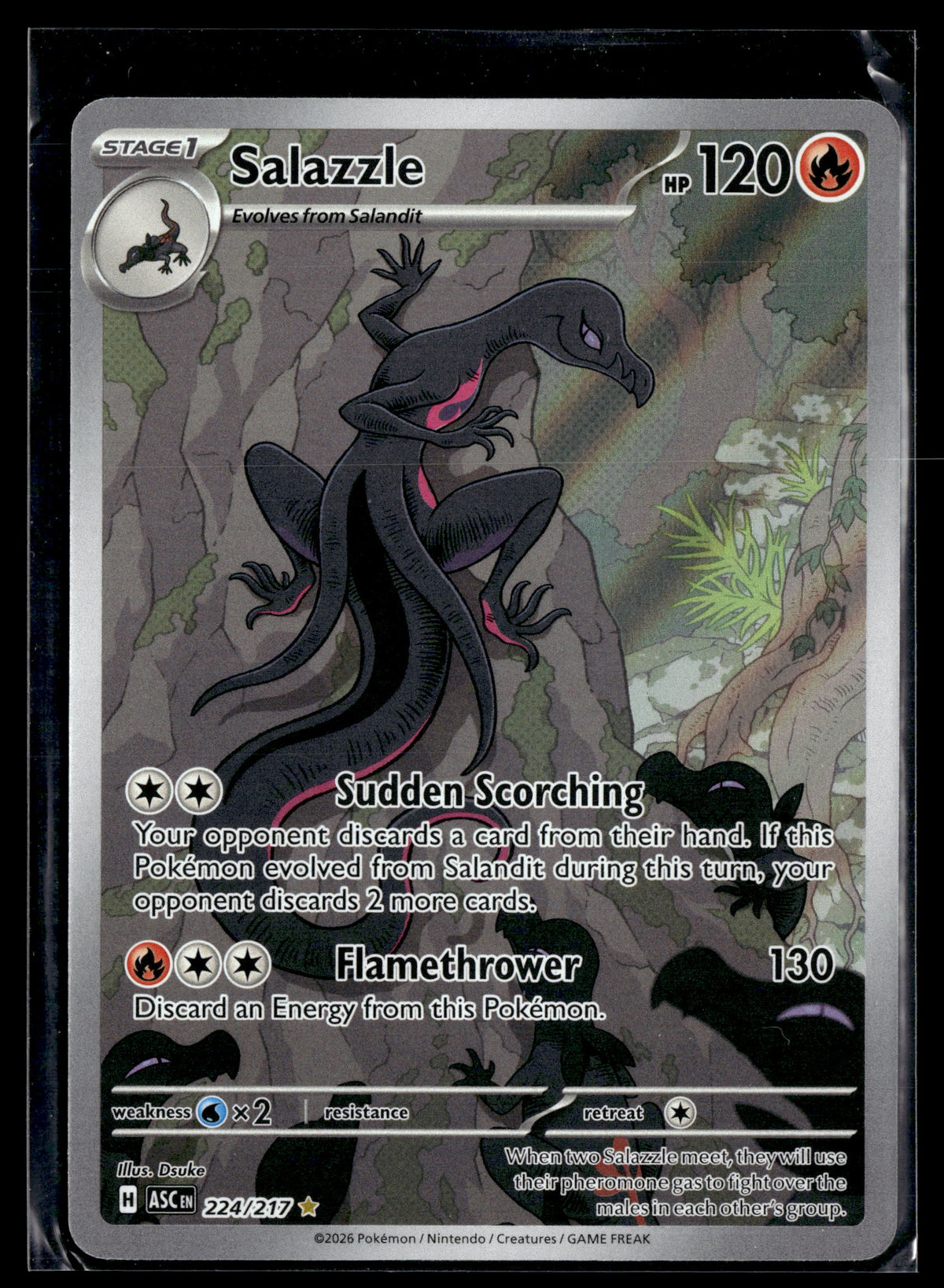 Pokemon tcg ME: Ascended Heroes #224/217 Salazzle