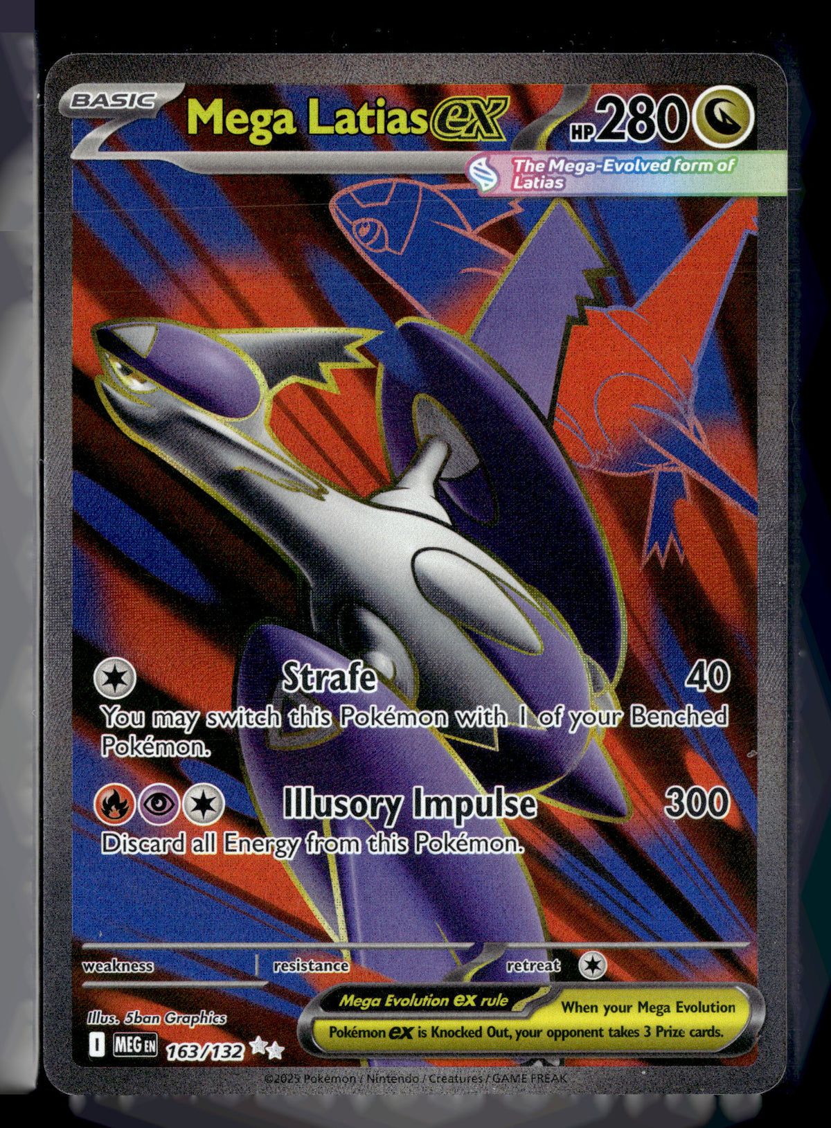 Pokemon tcg ME01: Mega Evolution #163/132 Mega Latias ex