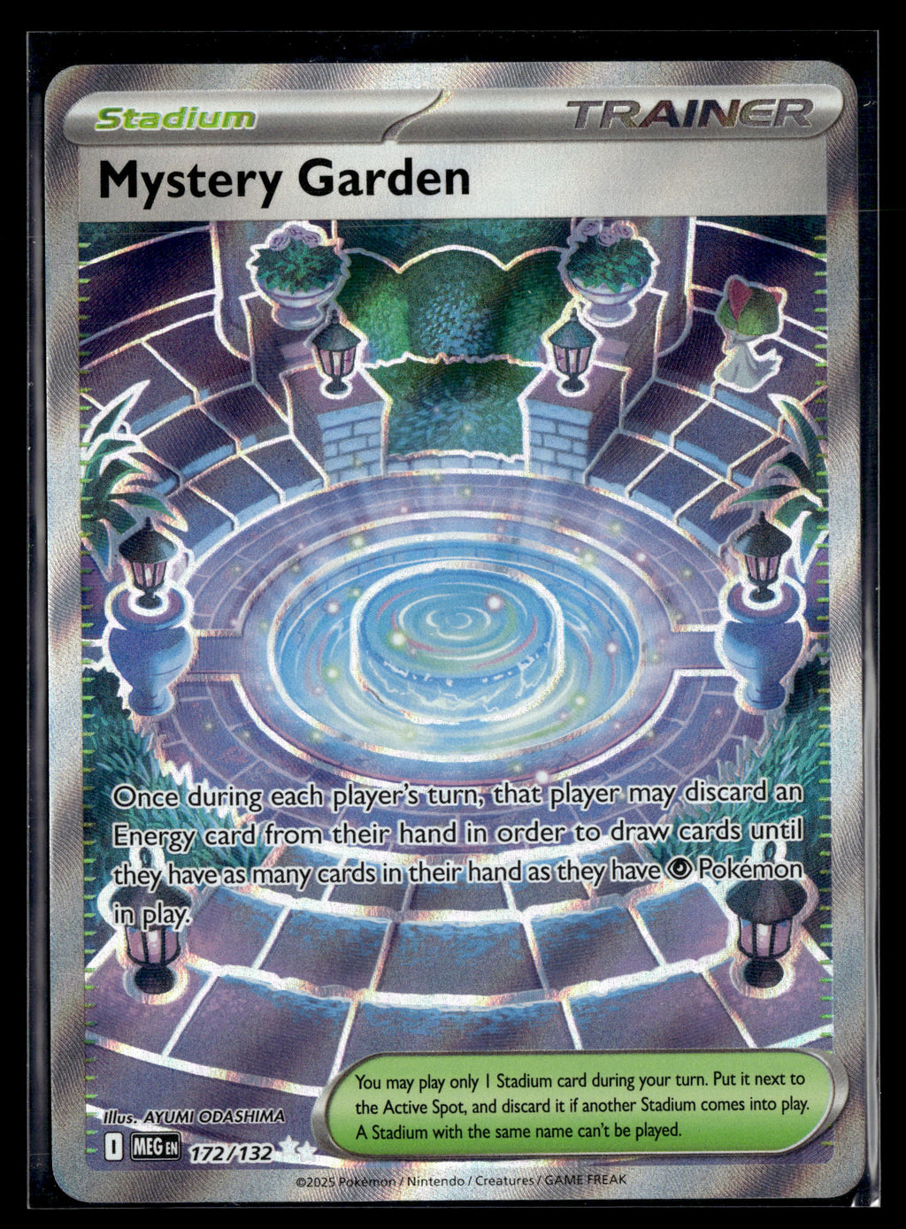 Pokemon tcg ME01: Mega Evolution #172/132 Mystery Garden
