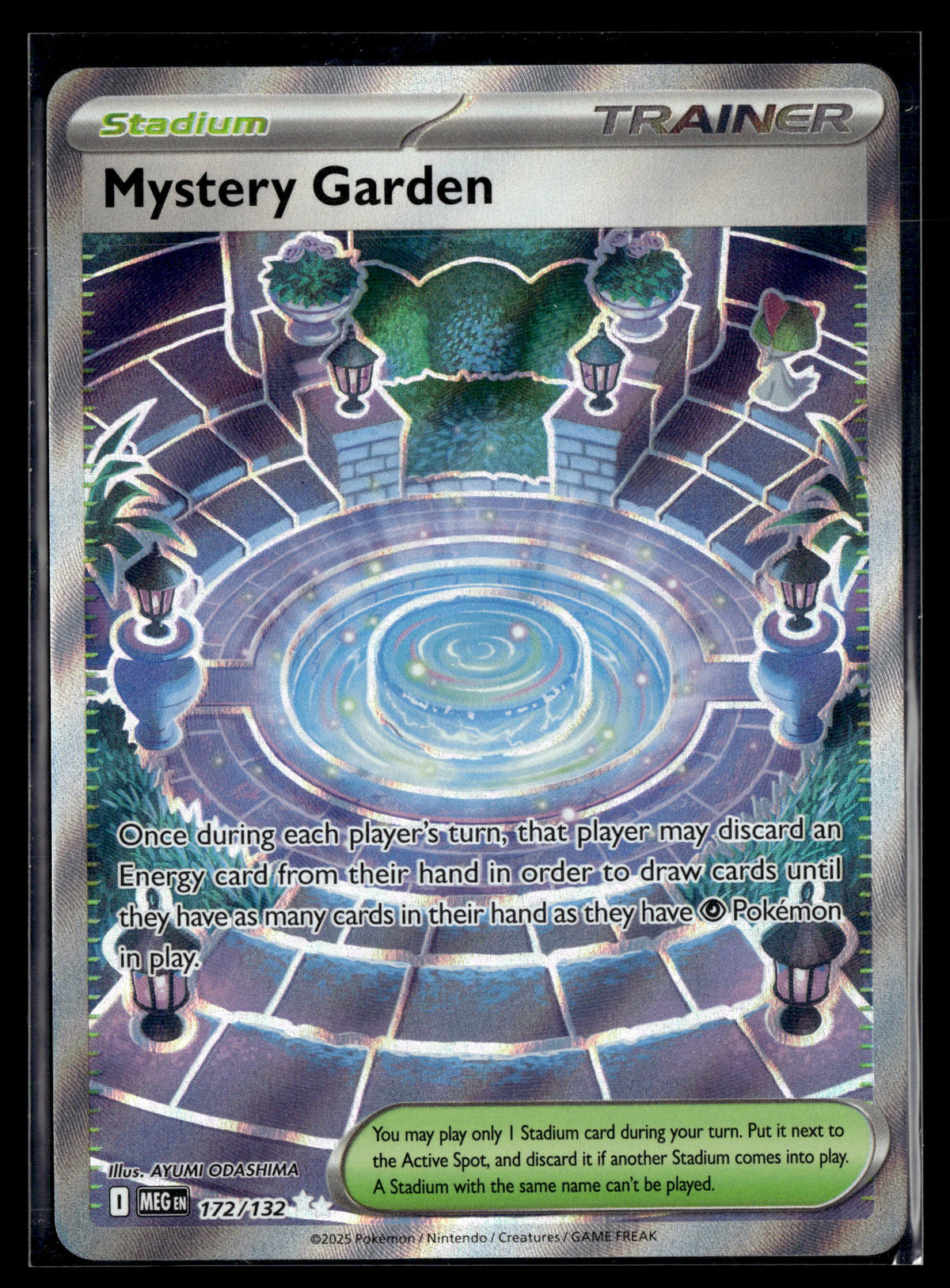 Pokemon tcg ME01: Mega Evolution #172/132 Mystery Garden