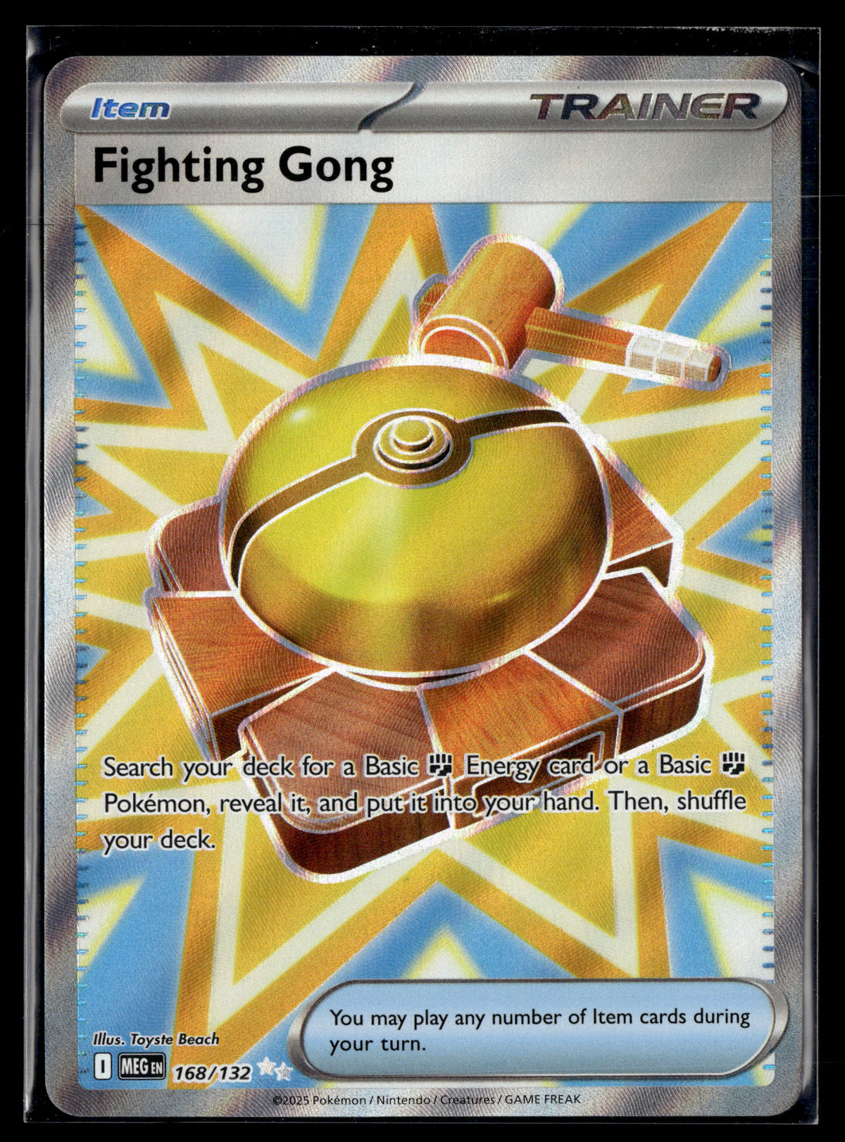 Pokemon tcg ME01: Mega Evolution #168/132 Fighting Gong