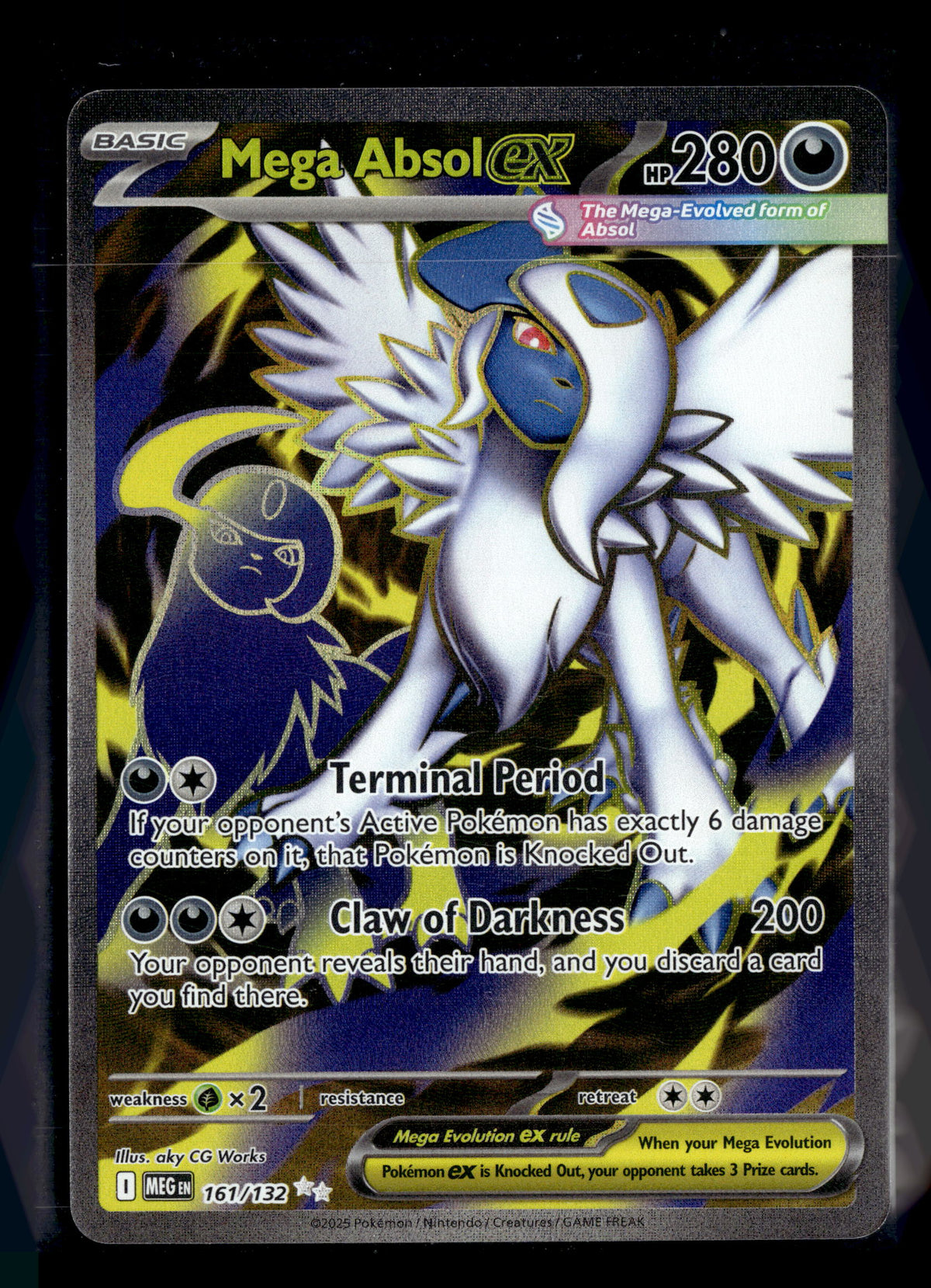Pokemon tcg ME01: Mega Evolution #161/132 Mega Absol ex
