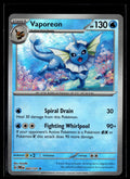 Pokemon tcg SV: Prismatic Evolutions #022/131 Vaporeon (Poke Ball Pattern)