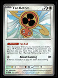 Pokemon tcg SV: Prismatic Evolutions #085/131 Fan Rotom (Master Ball Pattern)