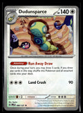 Pokemon tcg SV: Prismatic Evolutions #080/131 Dudunsparce (Master Ball Pattern)