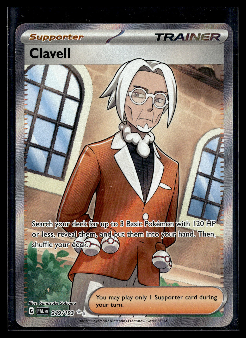 Pokemon tcg SV02: Paldea Evolved #249/193 Clavell