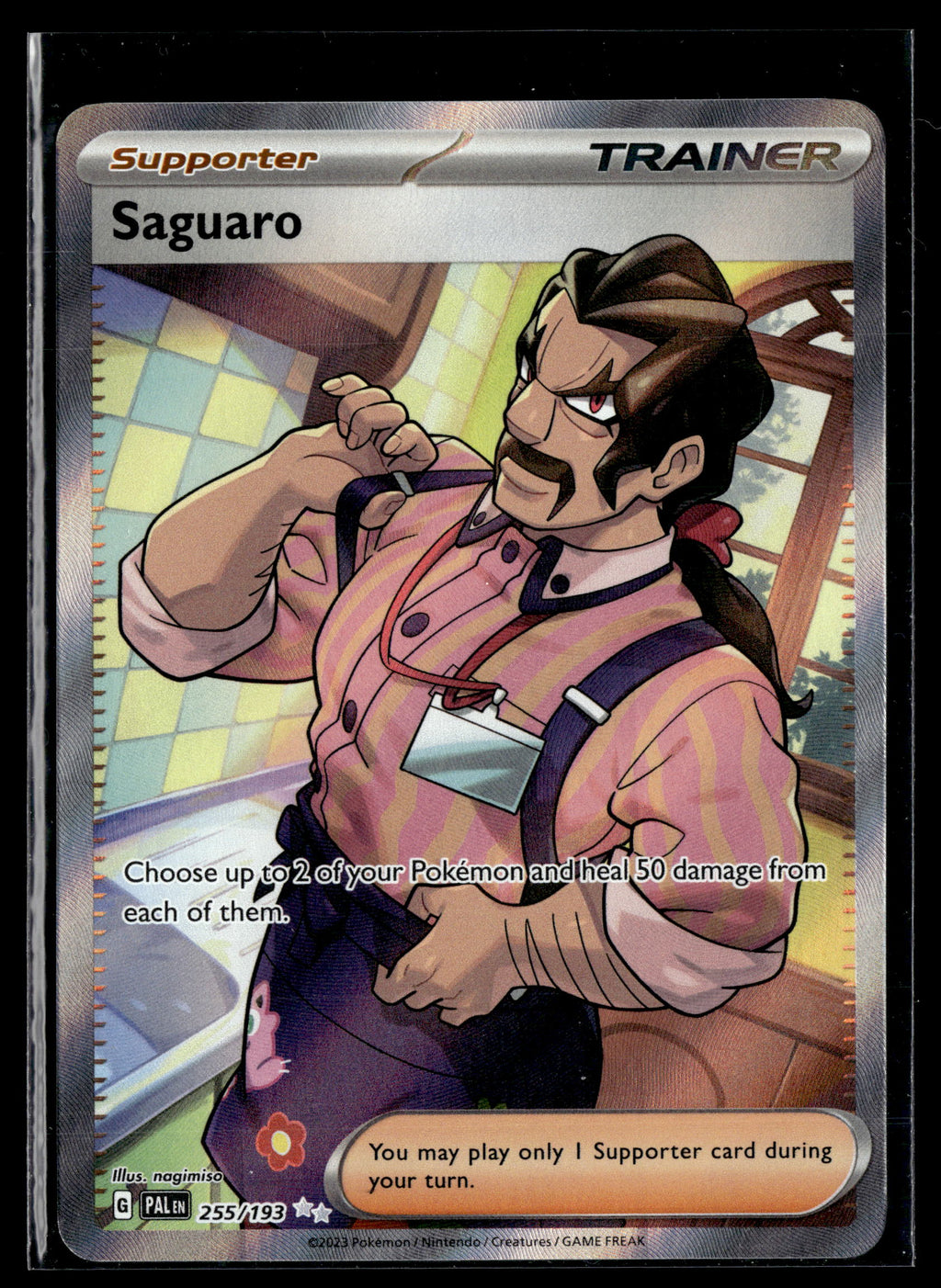 Pokemon tcg SV02: Paldea Evolved #255/193 Saguaro