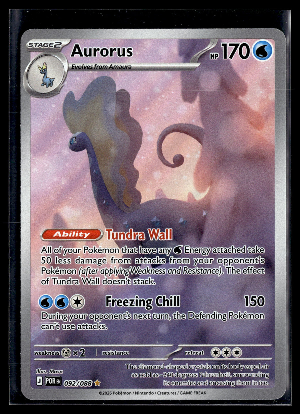 Pokemon tcg ME03: Perfect Order #092/088 Aurorus