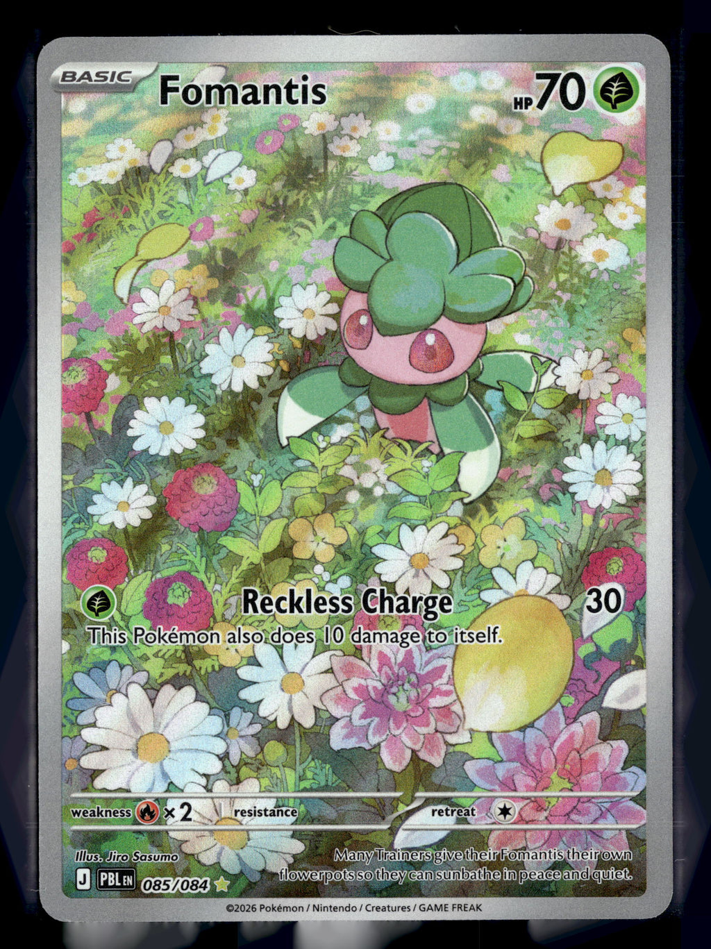 Pokemon tcg ME05: Pitch Black #085/084 Fomantis