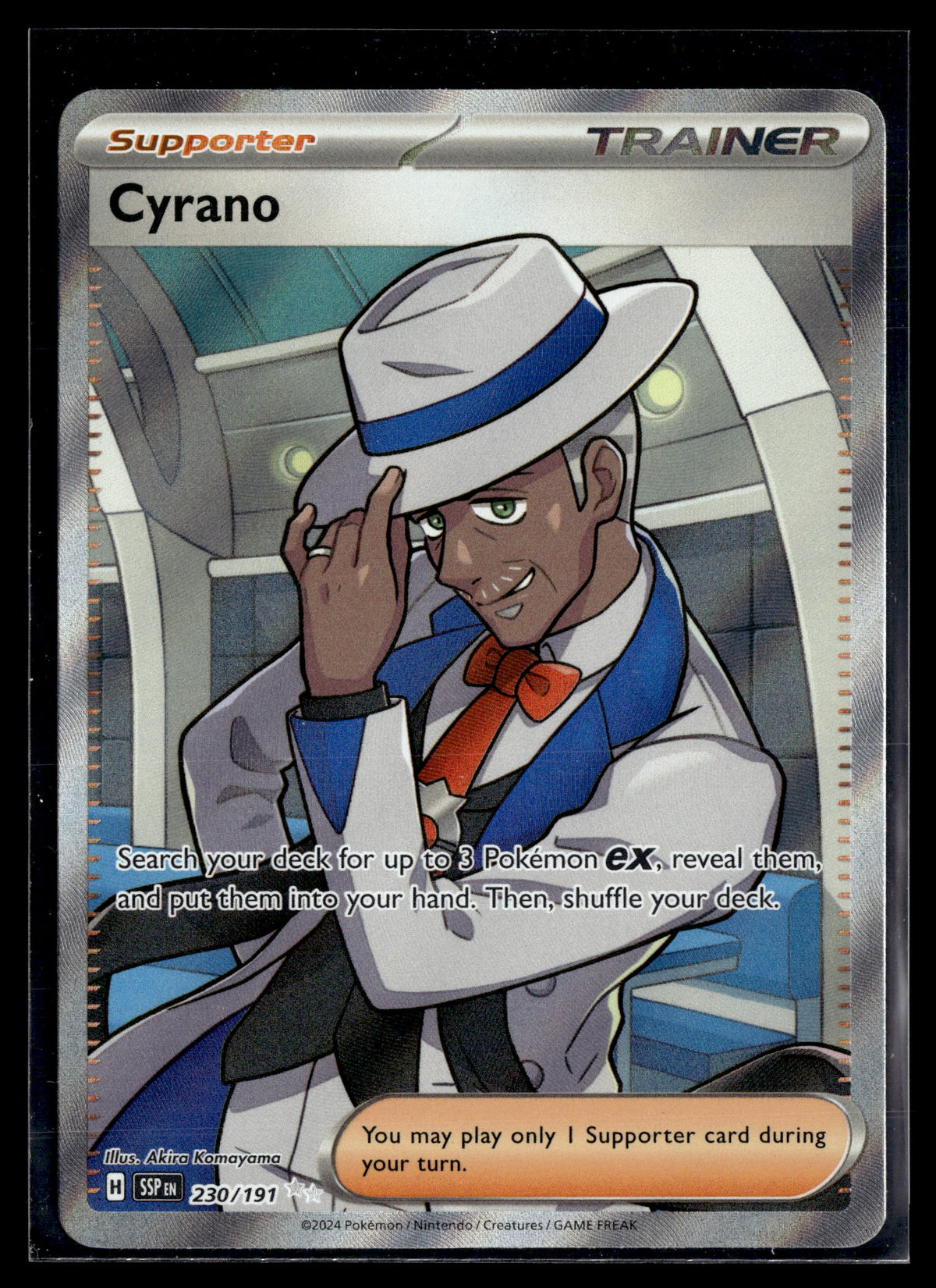 Pokemon tcg SV08: Surging Sparks #230/191 Cyrano