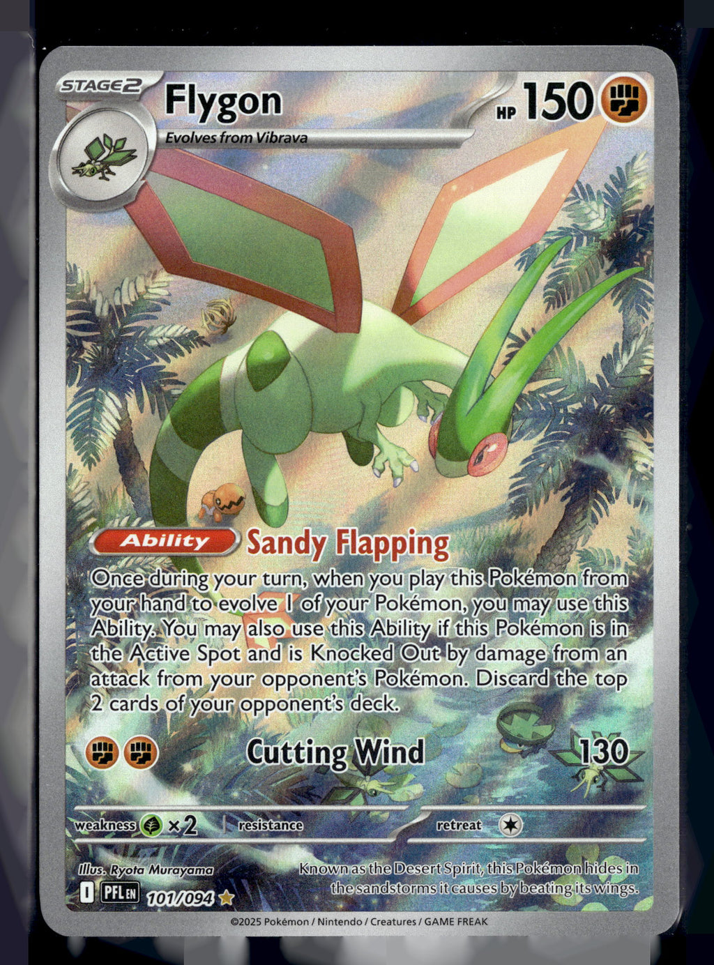 Pokemon tcg ME02: Phantasmal Flames #101/094 Flygon