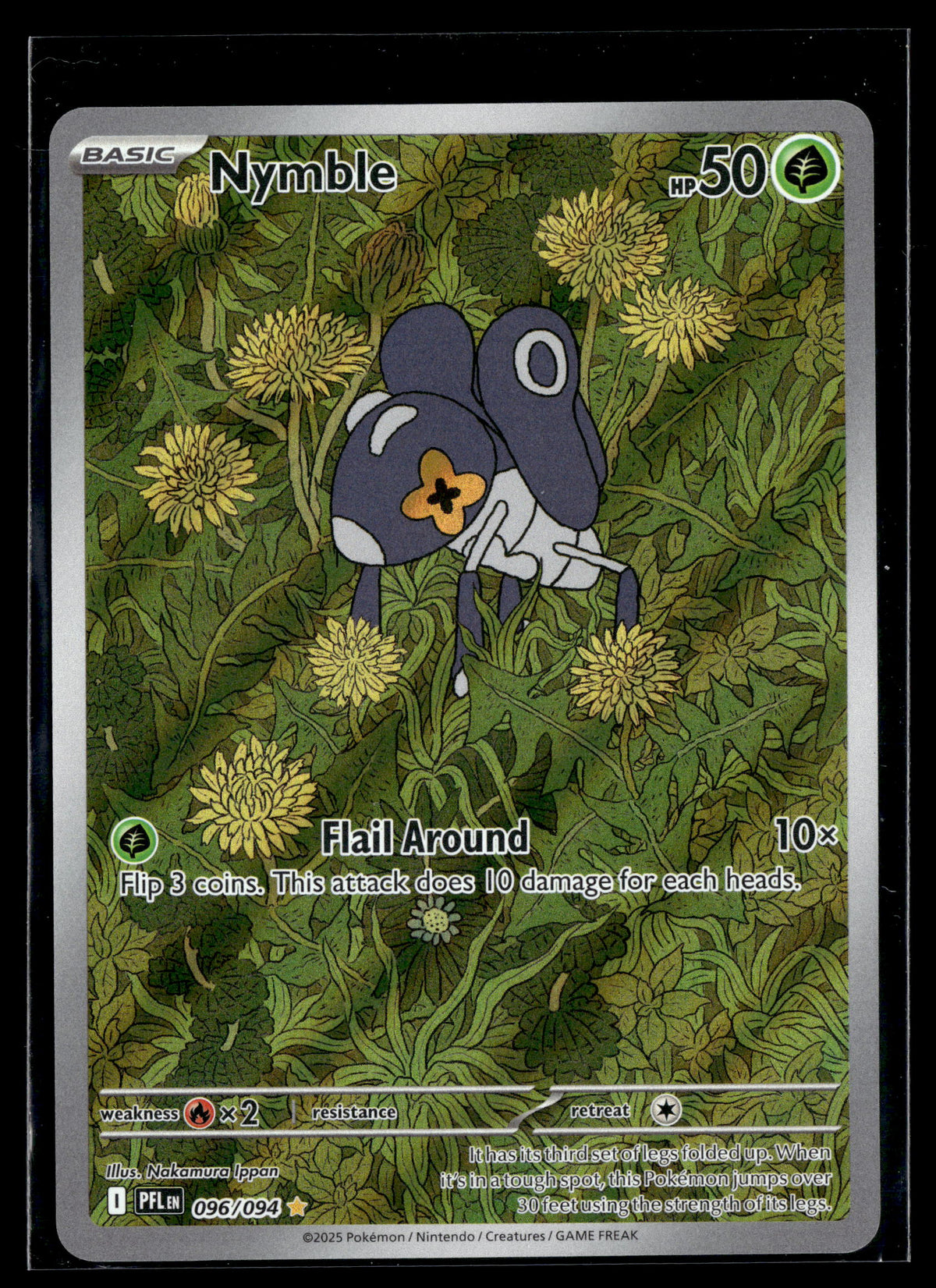 Pokemon tcg ME02: Phantasmal Flames #096/094 Nymble