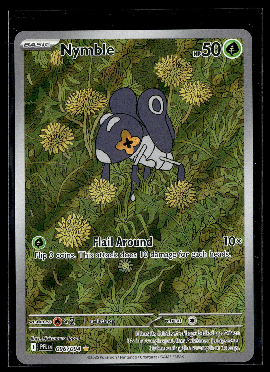 Pokemon tcg ME02: Phantasmal Flames #096/094 Nymble