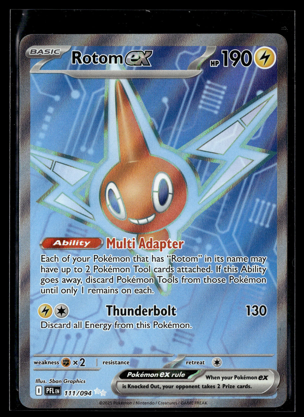 Pokemon tcg ME02: Phantasmal Flames #111/094 Rotom ex