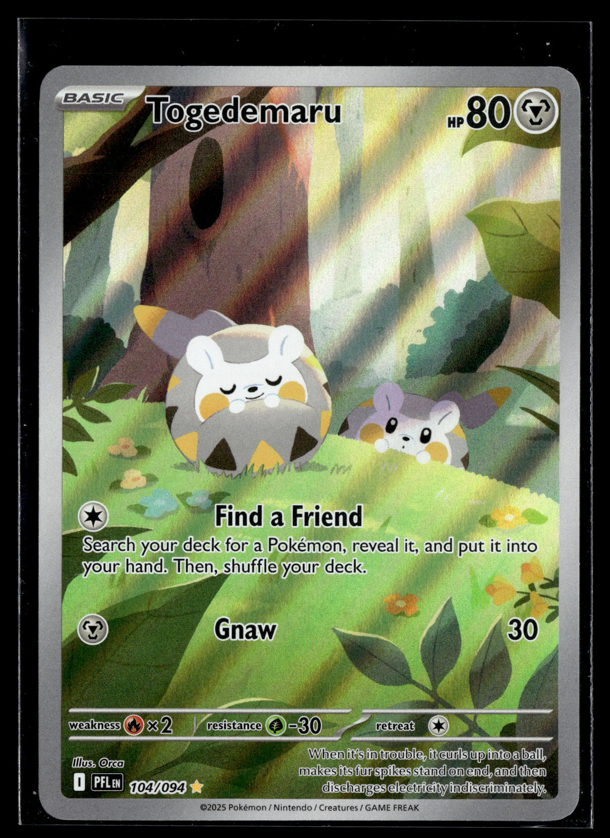 Pokemon tcg ME02: Phantasmal Flames #104/094 Togedemaru