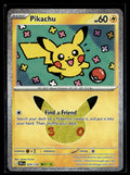 Pokemon tcg ME: 30th Celebration #029/128 Pikachu