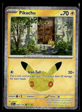 Pokemon tcg ME: 30th Celebration #039/128 Pikachu