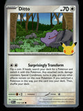 Pokemon tcg ME: 30th Celebration #115/128 Ditto