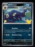 Pokemon tcg ME: 30th Celebration #091/128 Umbreon