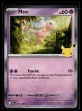 Pokemon tcg ME: 30th Celebration #065/128 Mew