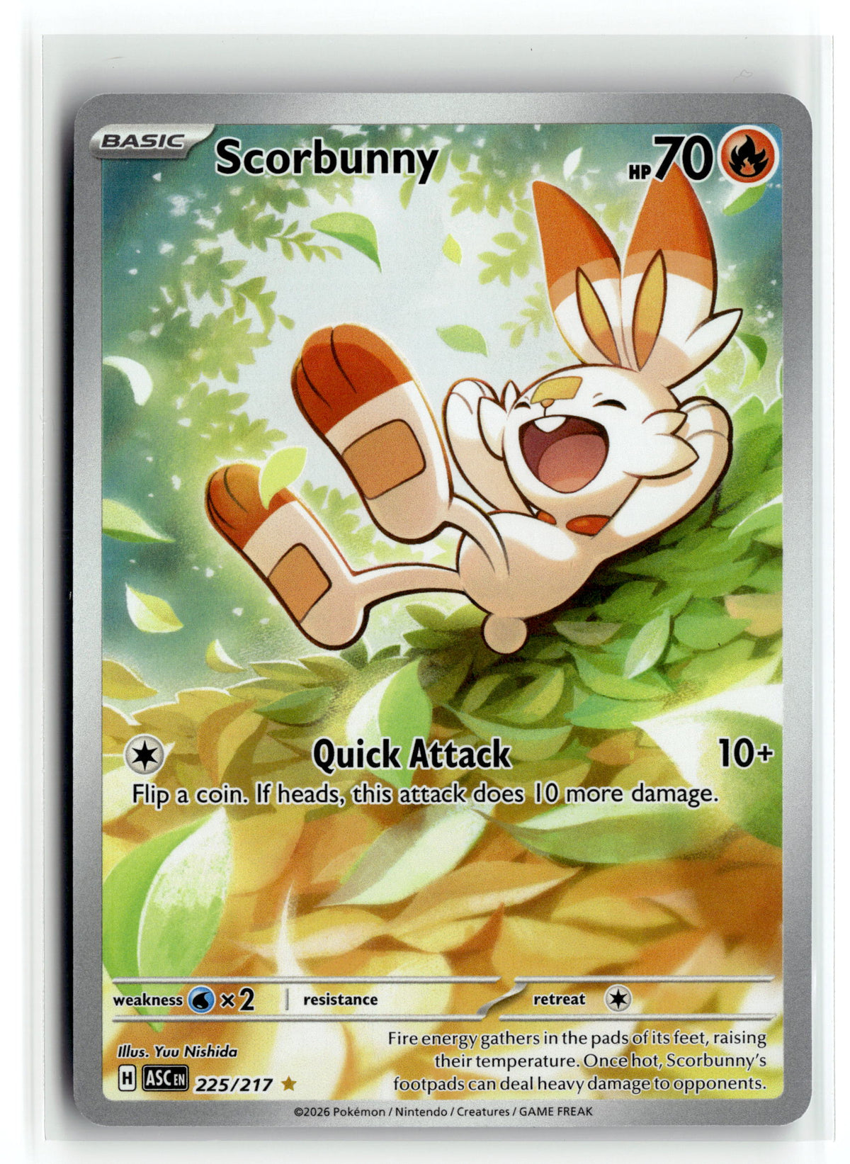 Pokemon tcg ME: Ascended Heroes #225/217 Scorbunny