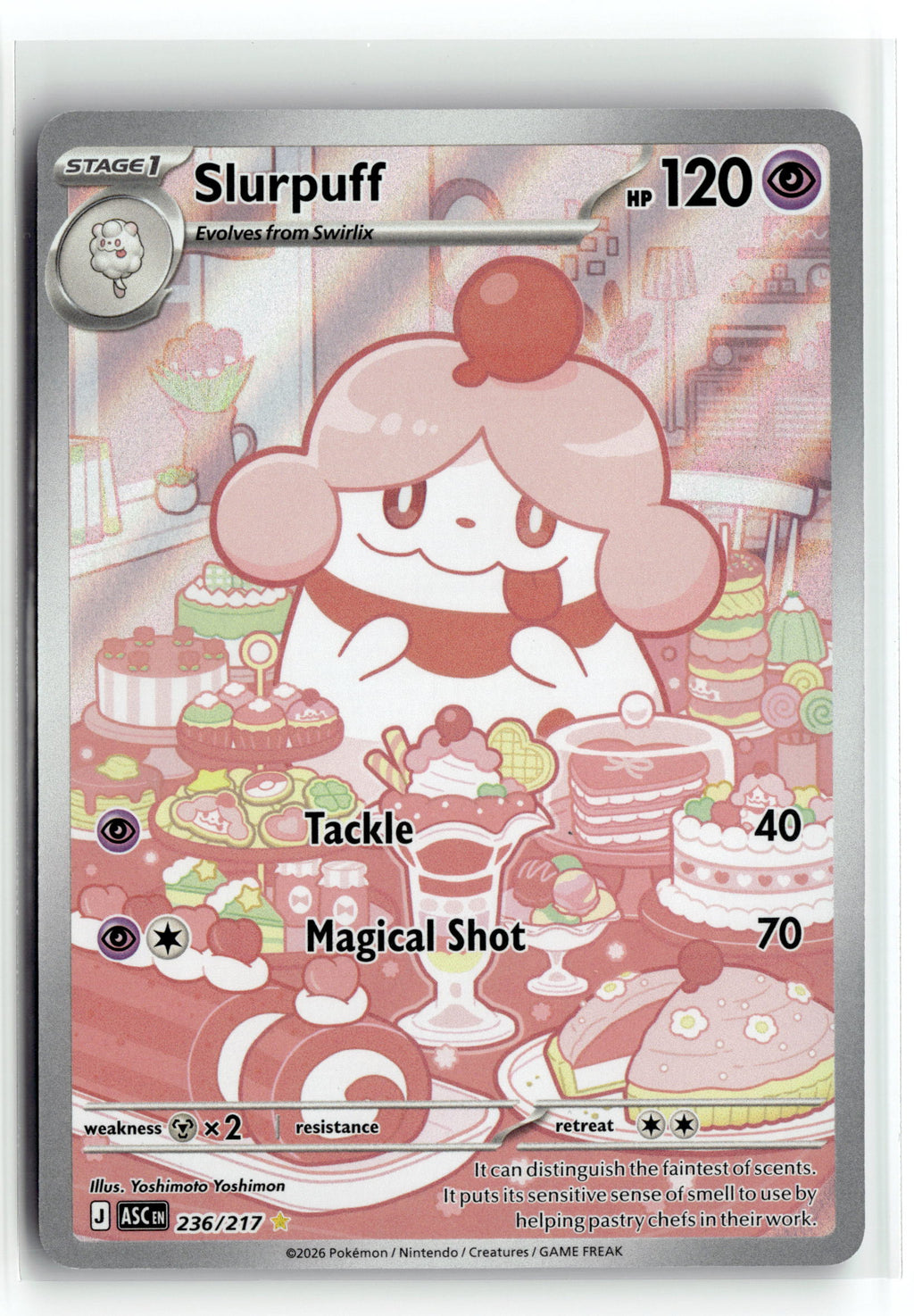 Pokemon tcg ME: Ascended Heroes #236/217 Slurpuff