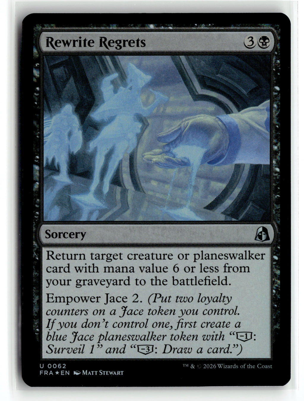 Magic: the gathering tcg Reality Fracture #62 Rewrite Regrets